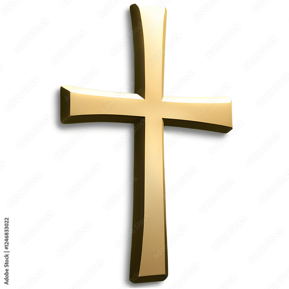 Holy Cross Symbol – Isolated on White Background Holy Cross Symbol – Isolated on White Background
