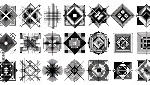 Mathematical Beauty: Abstract Geometric Art