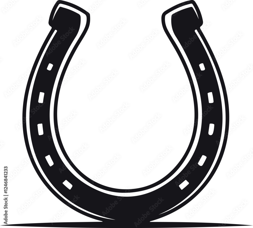 horseshoe vector illustration horseshoe icon vector silhouette horseshoe vector illustration horseshoe icon vector silhouette