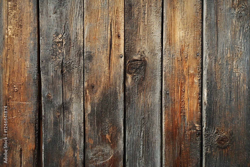 Rustic Wood Texture with Natural Brown and Gray Tones for Background or Design : Generative AI Rustic Wood Texture with Natural Brown and Gray Tones for Background or Design : Generative AI