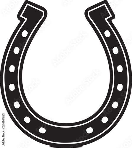 horseshoe vector illustration