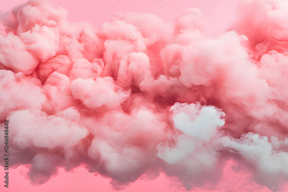 pink steam or smoke clouds, background with Copy space. pink steam or smoke clouds, background with Copy space.