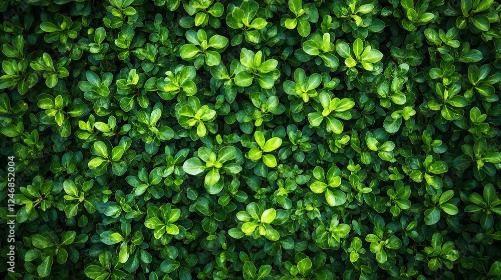 Lush Green Foliage Dense Leaf Texture Background Lush Green Foliage Dense Leaf Texture Background