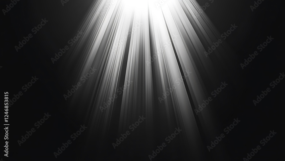 Dramatic Spotlight A Single Beam of Light Illuminates the Darkness Creating a Powerful Contrast and Evoking a Sense of Hope and Mystery Dramatic Spotlight A Single Beam of Light Illuminates the Darkness Creating a Powerful Contrast and Evoking a Sense of Hope and Mystery