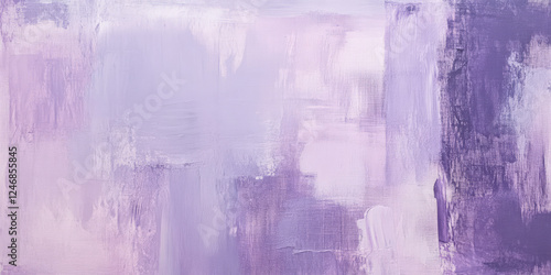 A painterly lilac abstract background with visible brushstrokes and a textured canvas look, combining different shades of purple, mauve, and soft pink in an artistic composition.