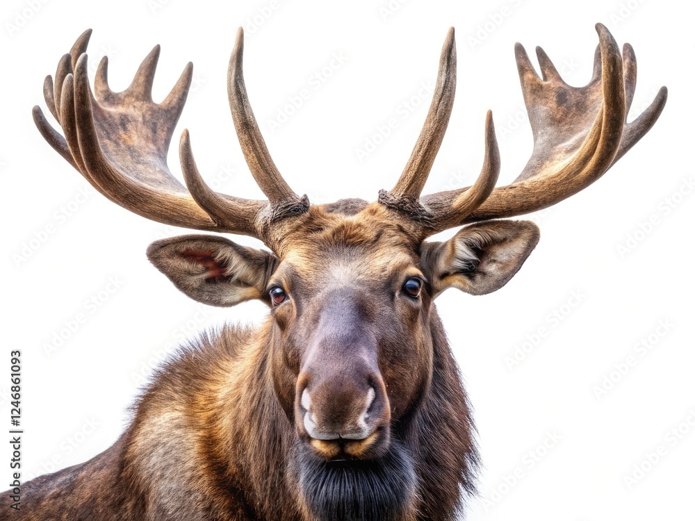 High-resolution PNG. Majestic moose, macro shot. Sitting and walking, isolated background. High-resolution PNG. Majestic moose, macro shot. Sitting and walking, isolated background.