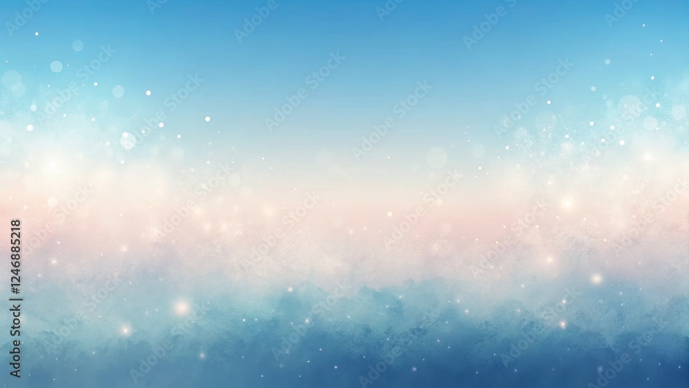 Soft Blue and Pink Gradient Background with Light Bokeh Effect Soft Blue and Pink Gradient Background with Light Bokeh Effect