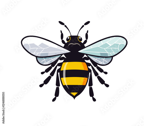 Bumble bee vector graphic