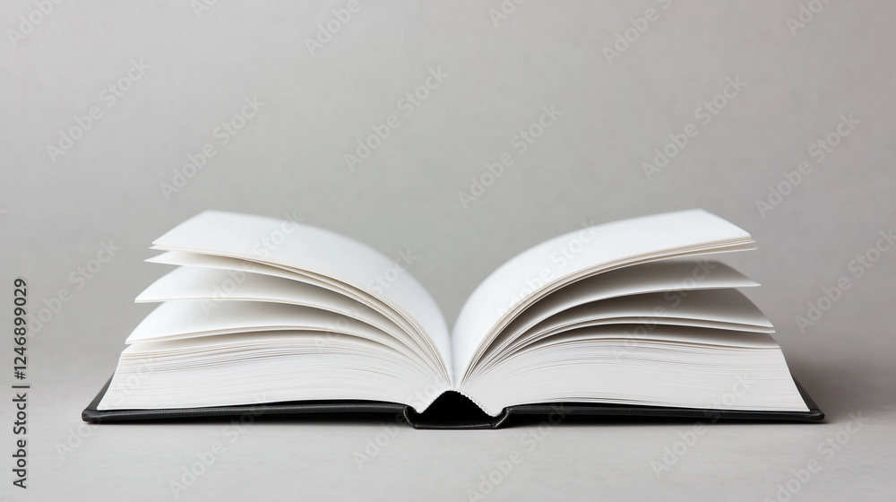 Fototapeta premium minimalistic open book