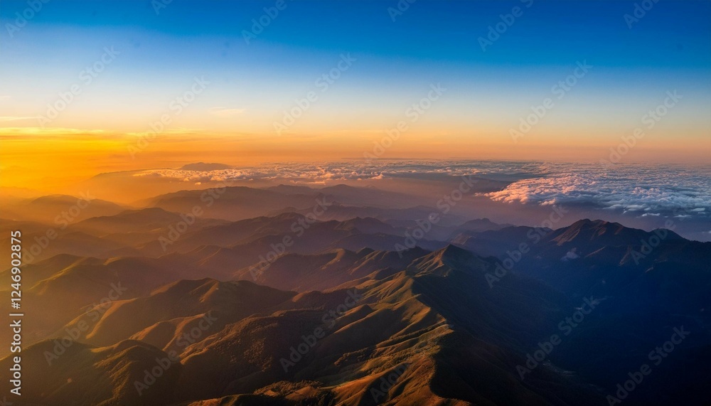 Fototapeta premium sunrise over the world