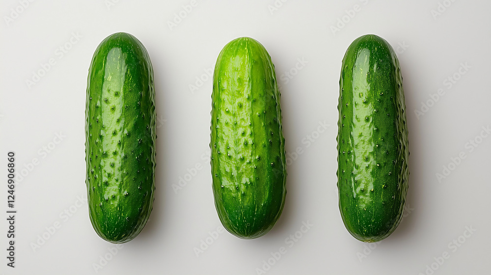 vibrant and crisp cucumbers, close-up vibrant and crisp cucumbers, close-up