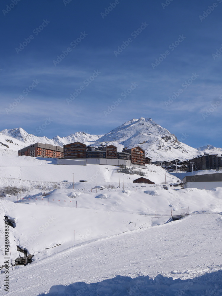 Fototapeta premium Val Thorens - France - Neige - Ski