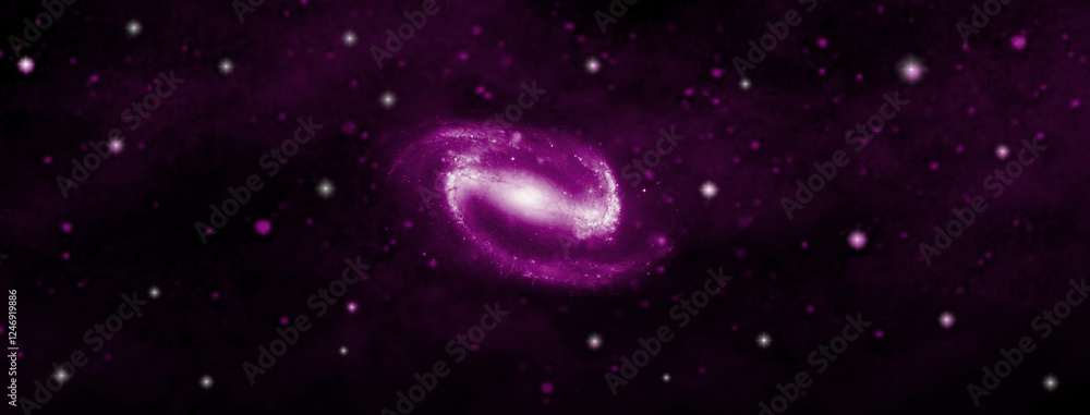 galaxy in a free space.