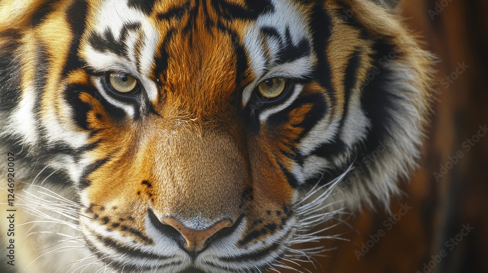 Fototapeta premium Ecological conservation helps protect endangered species.