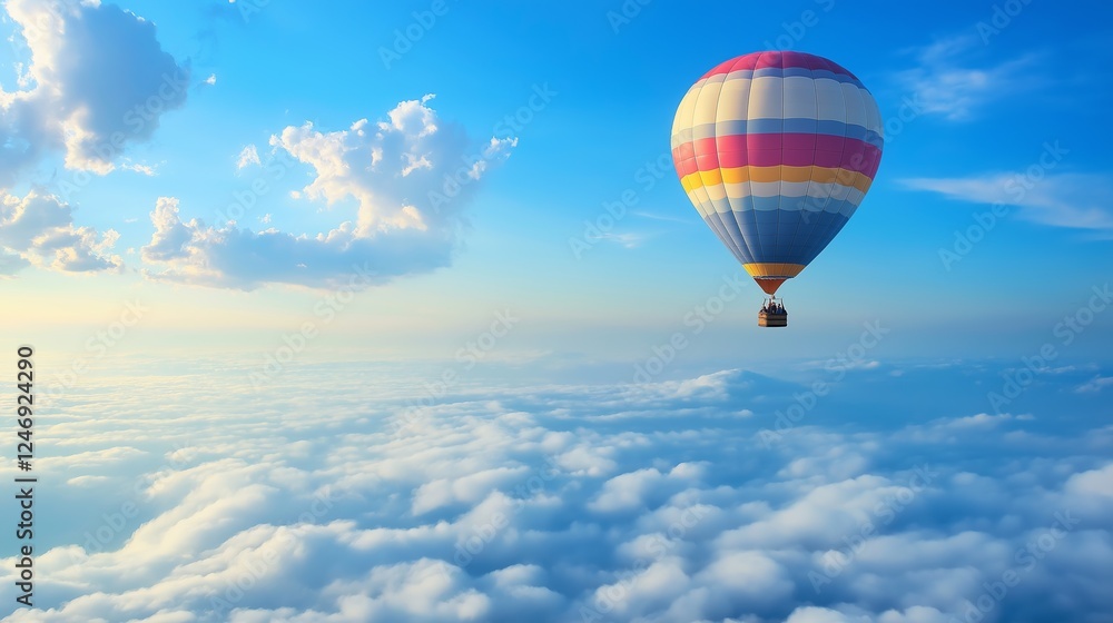 Obraz premium hot air balloon in the sky