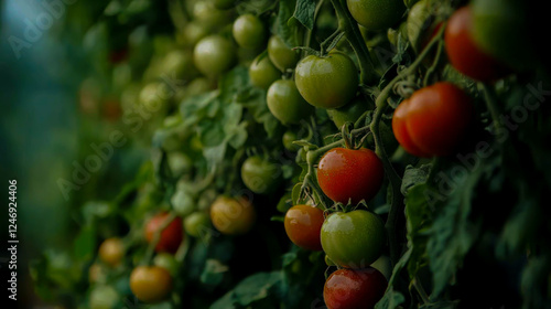 Controlled environments in greenhouses ensure optimal nutrient delivery to fruits and vegetables photo