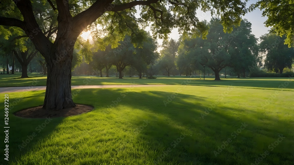 Obraz premium path in the park