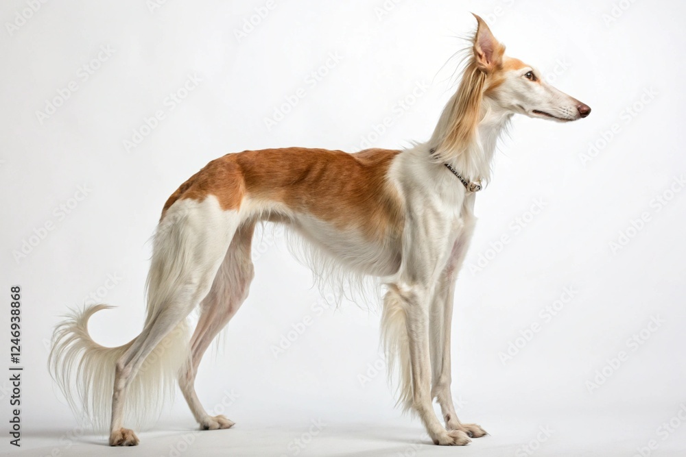 ibizan hound dog isolated on white background ibizan hound dog isolated on white background