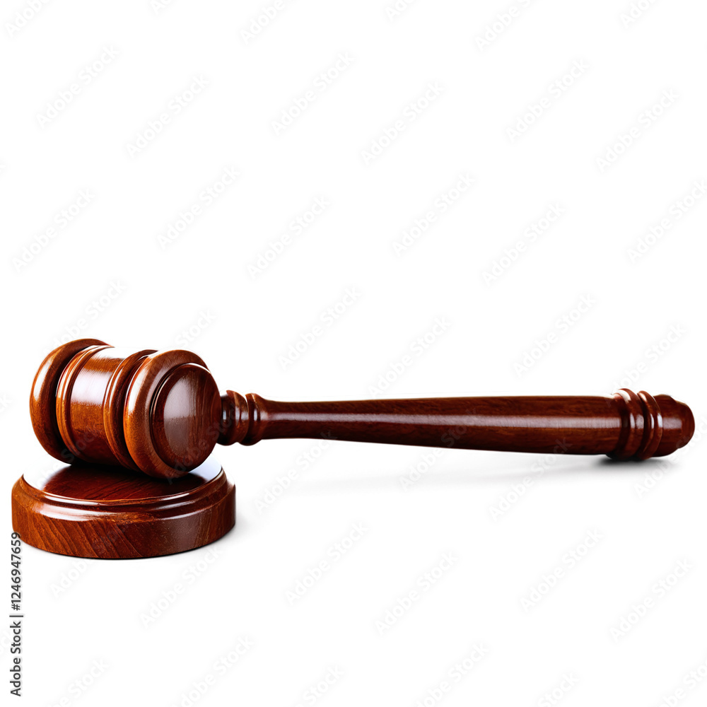 Gavel isolated on transparent background Gavel isolated on transparent background
