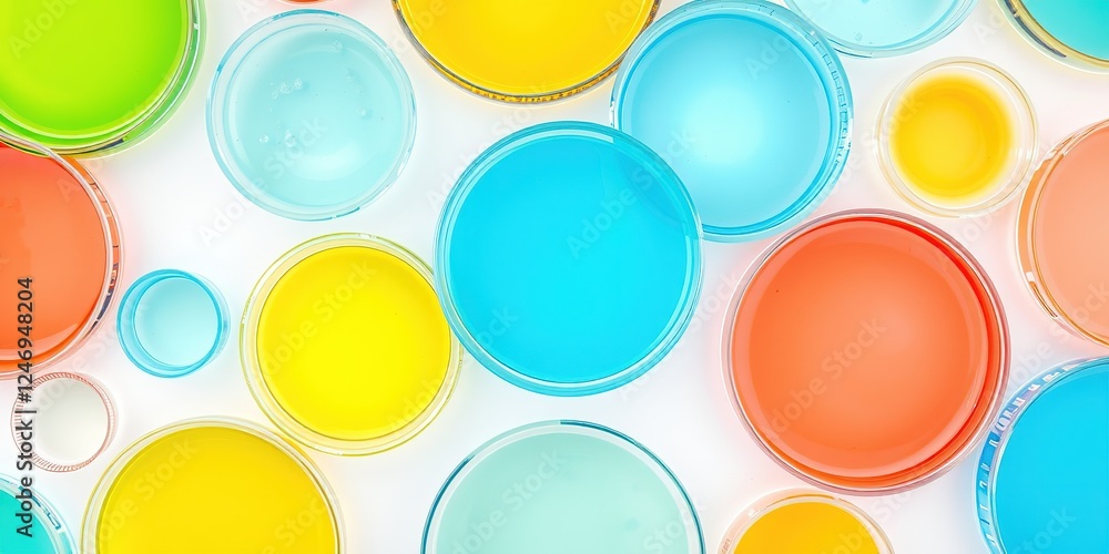 Unraveling the Microcosm: Intricate Textures of Science and Petri Dishes Unraveling the Microcosm: Intricate Textures of Science and Petri Dishes