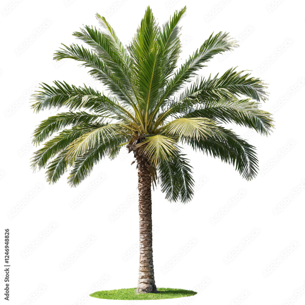 Obraz premium palm tree isolated on transparent background