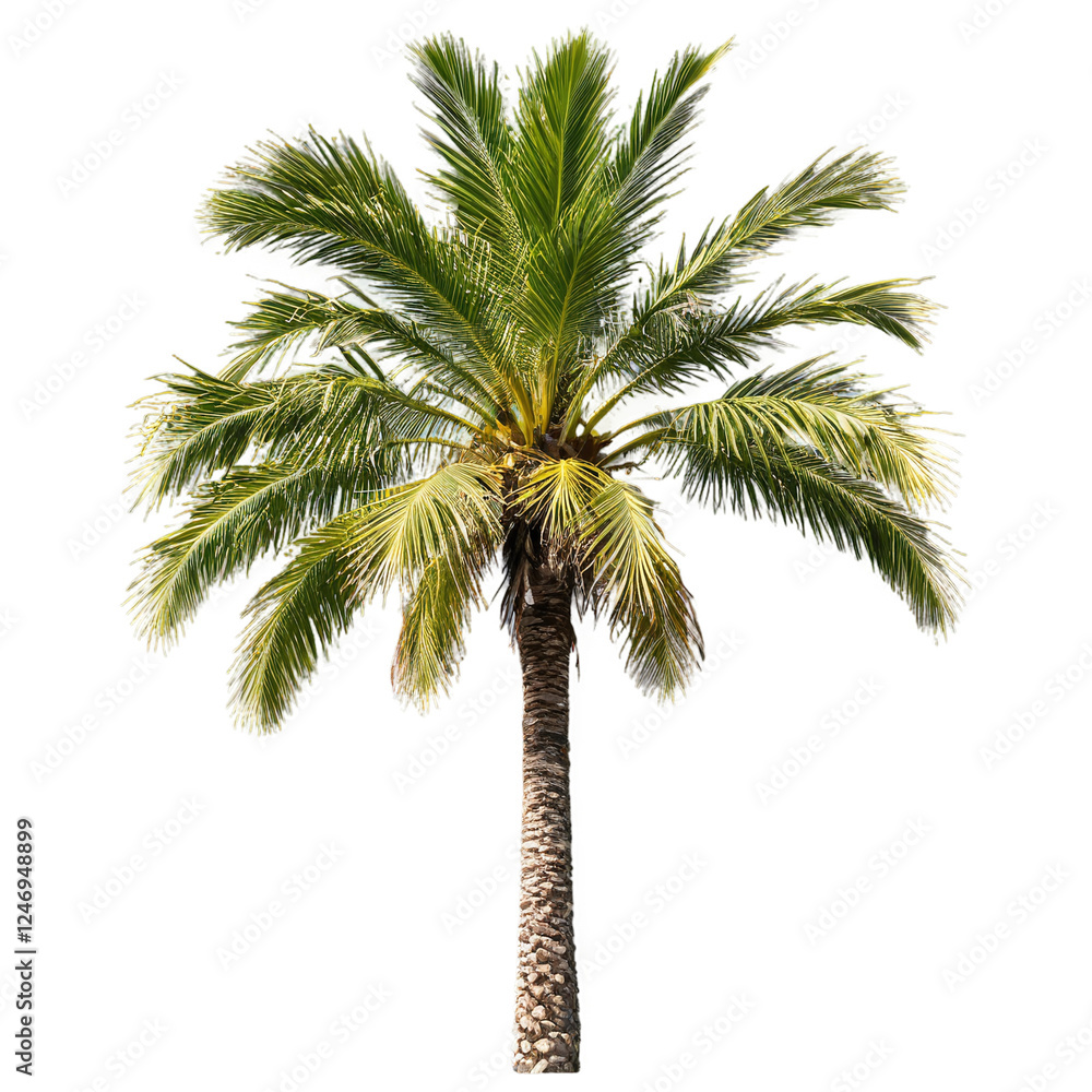 Obraz premium palm tree isolated on transparent background