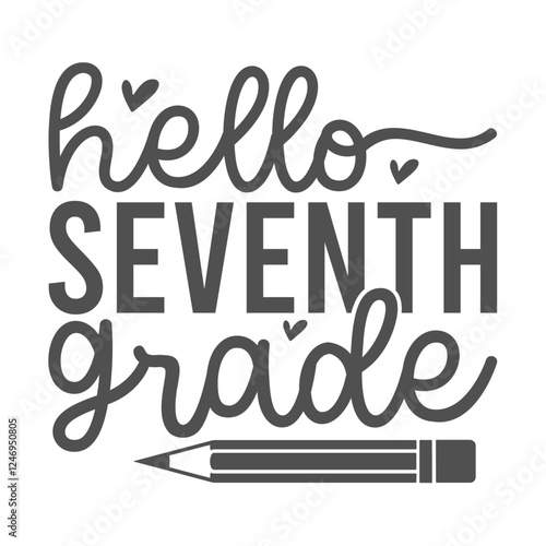 Back To School Saying SVG Design