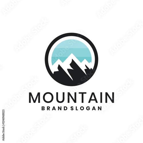 Mountain logo vector icon design
