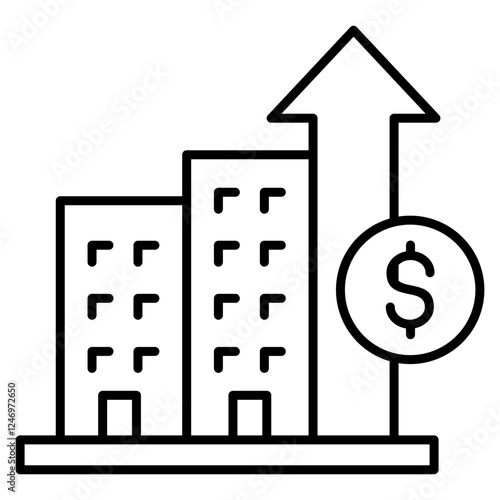 Property Development  Icon Element For Design