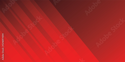 Red line with architecture futuristic background minimal concept vector illustration subtle design.