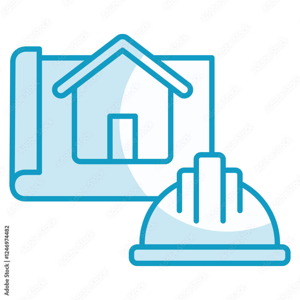 Obraz premium Architectural Icon Element For Design