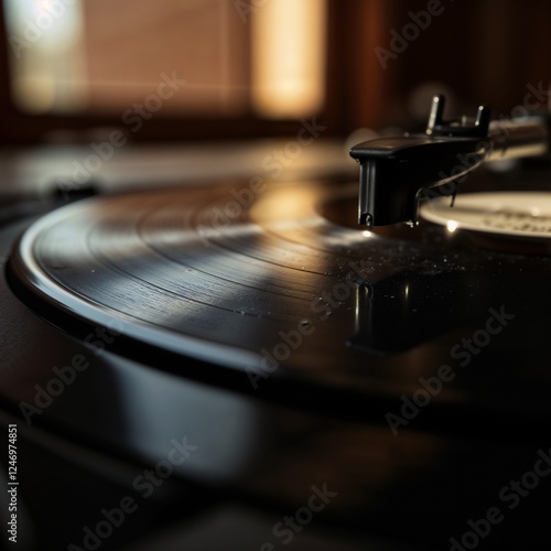 Wallpaper Mural Vintage Vinyl Record Player Capturing Nostalgic Analog Music Experience Torontodigital.ca