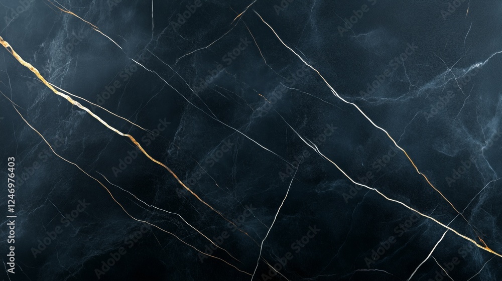 Marble surface featuring bold white veins with contrasting dark hues for elegant interior design projects and decor Marble surface featuring bold white veins with contrasting dark hues for elegant interior design projects and decor