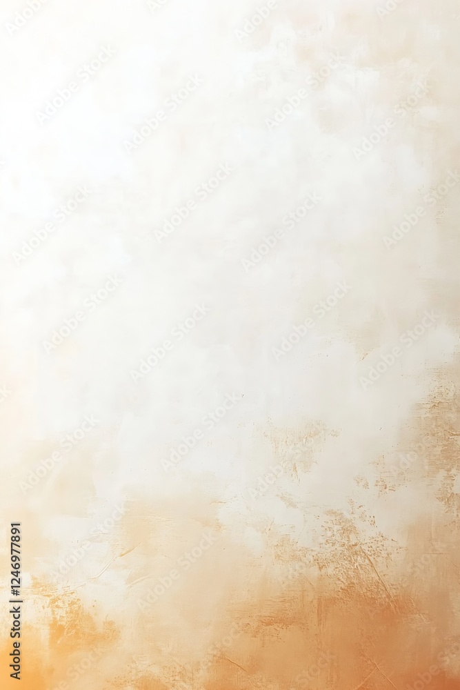 Fototapeta premium Soft Textured Modern Minimalist Beige and Cream Abstract Wall Background : Generative AI