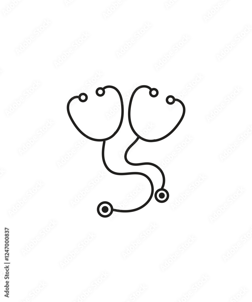 stethoscope logo healthcare and medical design vector illustration stethoscope logo healthcare and medical design vector illustration