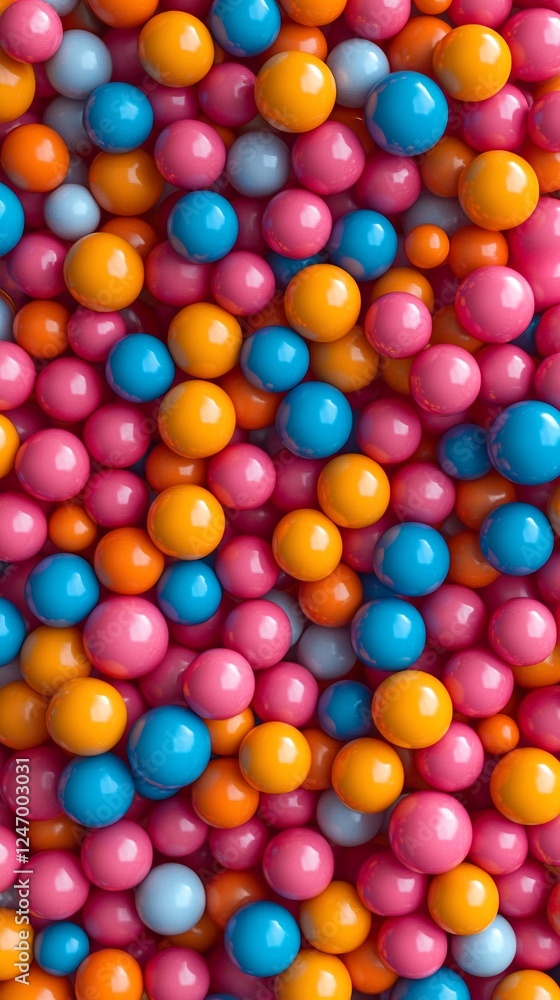 Fototapeta premium Colorful round candies.