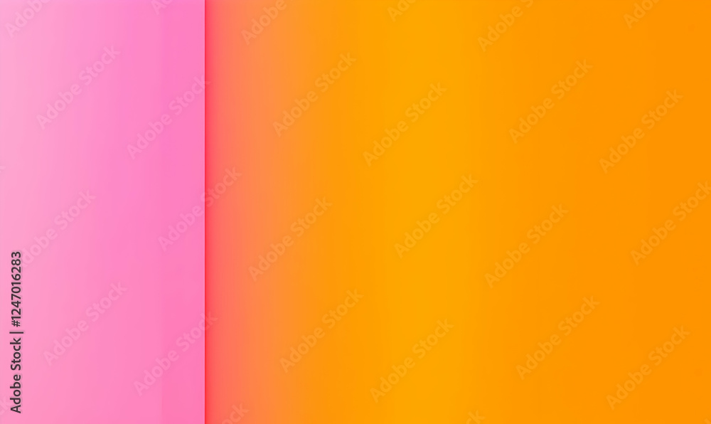 Fototapeta premium Bright Pink and Orange Gradient Background for Creative Projects