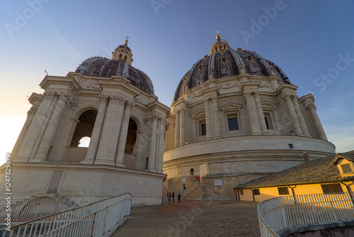 Bilde på lerret Two domed structures of St