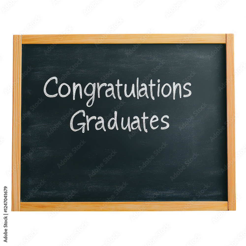 Obraz premium A chalkboard displaying the message 