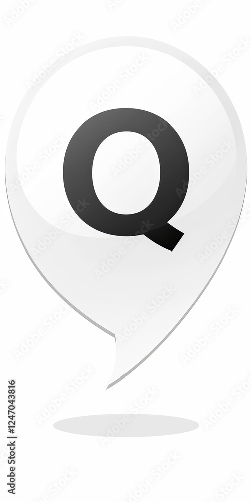 Obraz premium the letter 