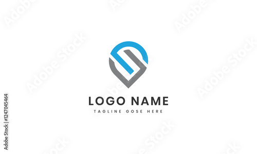 Abstract icons collection  waves s logo