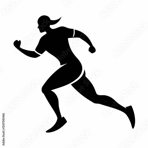 running man silhouette