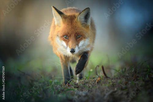 red fox in the wild