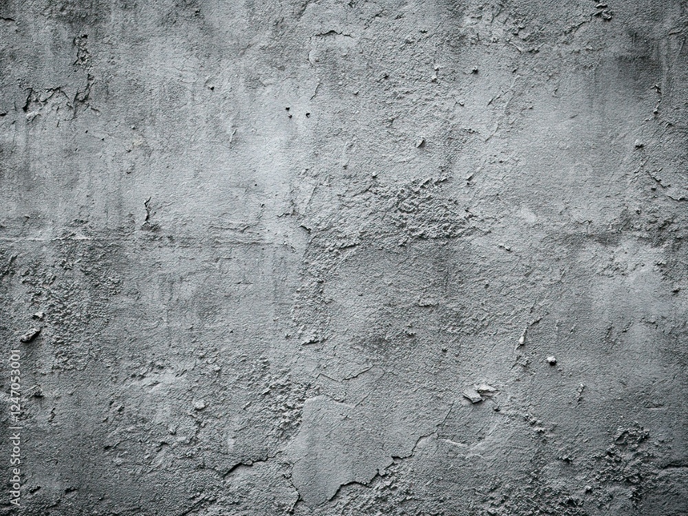 Obraz premium Grunge Concrete Wall Background, Grey Texture, Product Photography