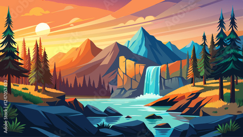 Watching the Sunrise in the Mountains - Oregon - Sparks Lake