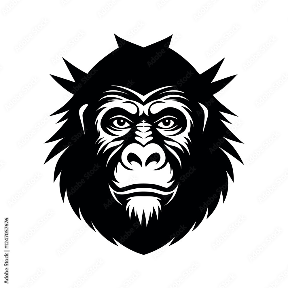 Obraz premium Professional Orangutan Silhouette Vector Illustrations for Print