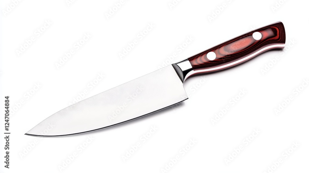 High Quality Kitchen Chef Knife with Sharp Blade - A professional chef knife featuring a sharp stainless steel blade and a wooden handle, ideal for culinary tasks. High Quality Kitchen Chef Knife with Sharp Blade - A professional chef knife featuring a sharp stainless steel blade and a wooden handle, ideal for culinary tasks.