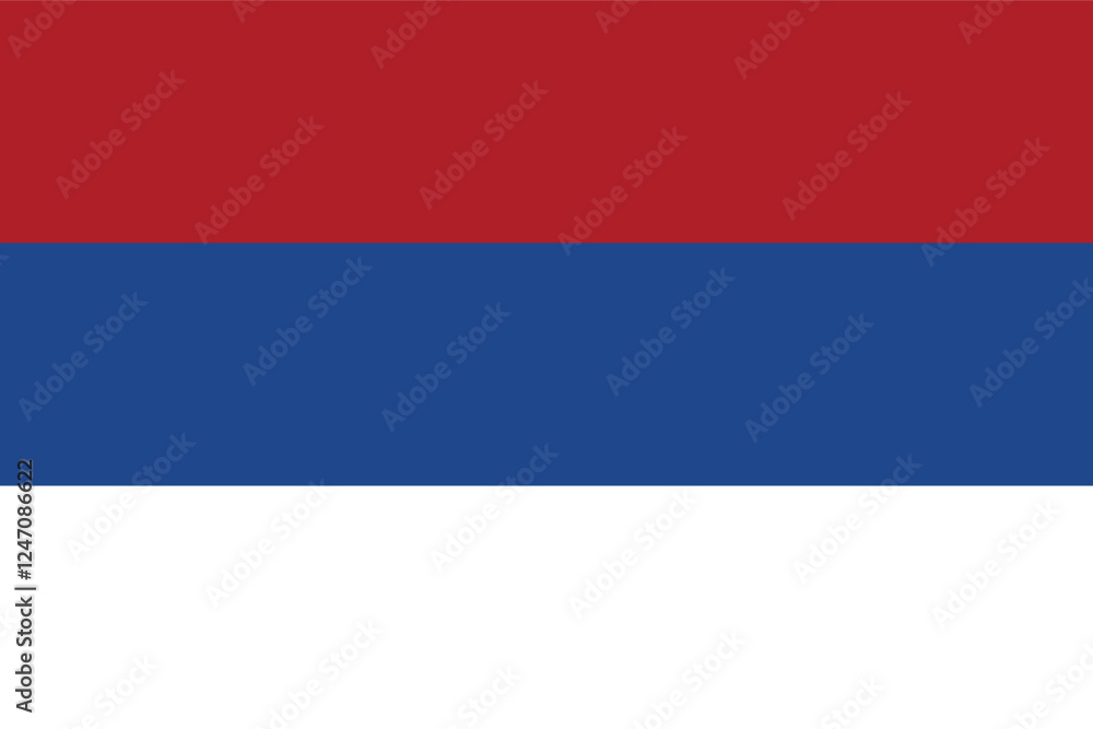 Netherlands National Flag Vector Design with Actual Measuremen Netherlands National Flag Vector Design with Actual Measuremen