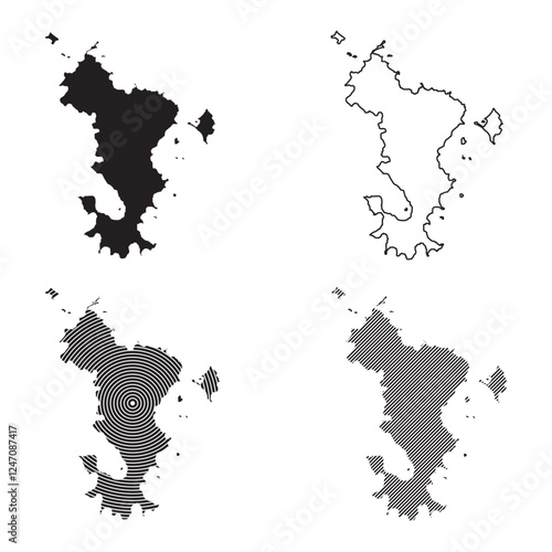 Mayotte Map Icon Element