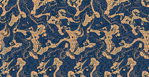snake seamless pattern